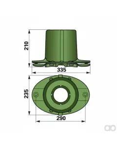 Krone - 00416339 - Cutting Drum Original Crown 1501 Prillinger