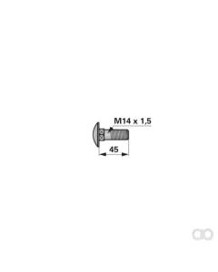 Krone - 00419601 - Flat Round Screw Crown 144 94 Prillinger