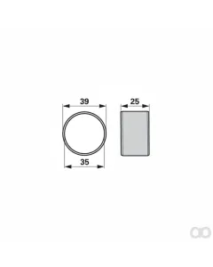 Krone - 00453513 - Bush 35 x 39 x 25 mm, Crown Prillinger