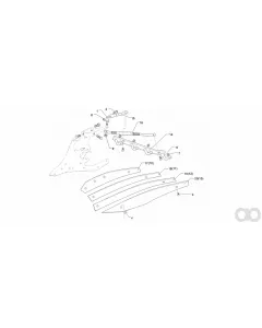 Lemken - 3444029 - Mouldboard Slat