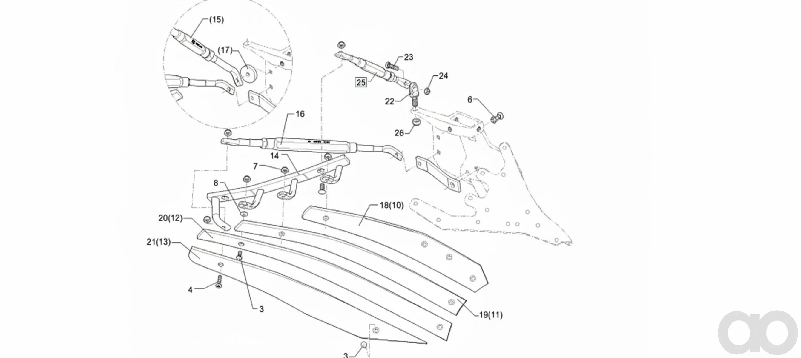 Lemken - 3444048 - Mouldboard