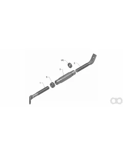 Lemken - 5670152 - Mouldboard Stay