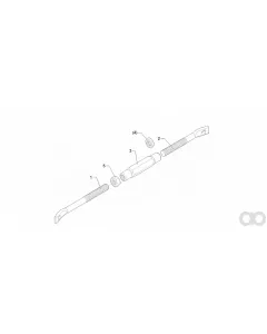 Lemken - 5670320 - Mouldboard Stay