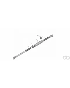 Lemken - 5670345 - Moldboard Stay M20x550-650 8/15 Grd