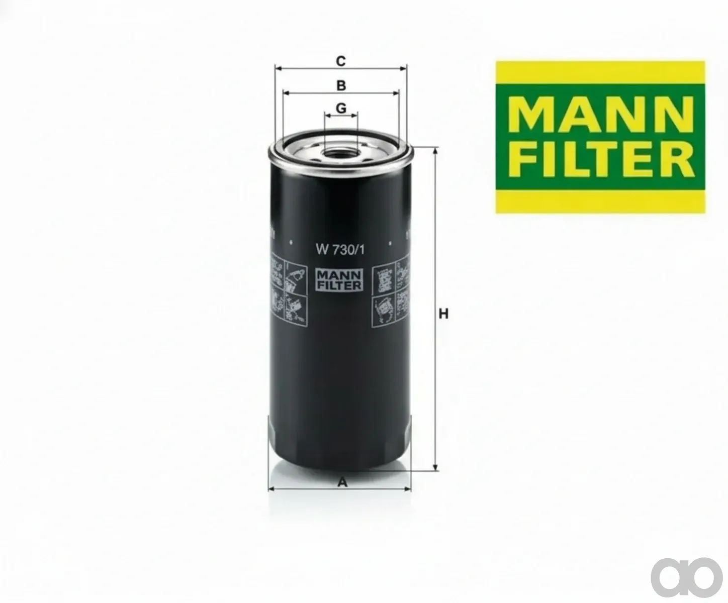 Mann Filter - W7301 - Engine Oil Change Filter