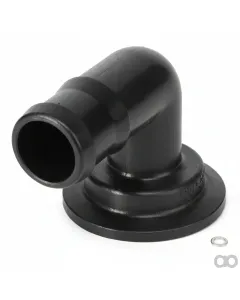 Massey Ferguson - AG057588 - 2" Full Port Flange x 2" Hose Shank, 90°