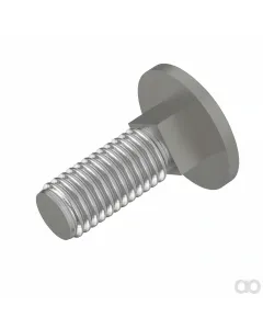 John Deere - 03M7093 - Round Head Square Neck Bolt, M8 x 25