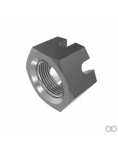 John Deere - 14H1020 - Hexagonal Slotted Nut, 3/4"
