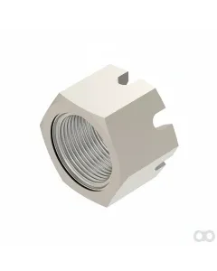 John Deere - 14H1097 - Hexagonal Slotted Nut, 7/8"