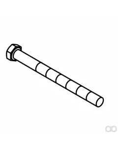 John Deere - 19M7978 - Hexagonal Head Screw, M16 x 190