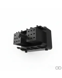 John Deere - 57M10437 - Black External Electrical Connector Housing, 18 Cavities
