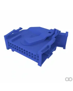 John Deere - 57M10484 - Blue External Electrical Connector Housing, Cavities 26