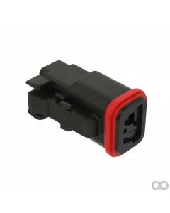 John Deere - 57M10517 - Black Internal Electrical Connector Housing, 2 Cavities