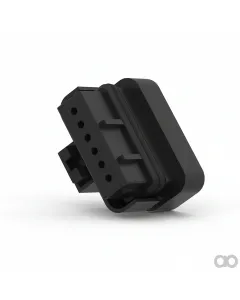 John Deere - 57M13011 - Black External Electrical Connector Housing, 6 Cavities
