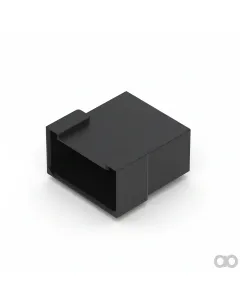 John Deere - 57M7059 - Black External Electrical Connector Housing, Cavities 6