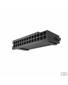 John Deere - 57M7239 - Black External Electrical Connector Housing, 26 Cavities