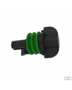 John Deere - 57M7266 - Black External Electrical Connector Housing, 1 Cavity