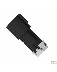 John Deere - 57M7304 - Black Internal Electrical Connector Housing, 2 Cavities