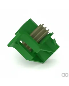 John Deere - 57M7346 - Light Gray External Electrical Connector Housing, 2 Cavities
