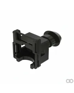 John Deere - 57M7406 - Tyco Black External Electrical Connector Housing, 2 Cavities