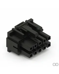 John Deere - 57M7470 - Black External Electrical Connector Housing, 10 Cavities