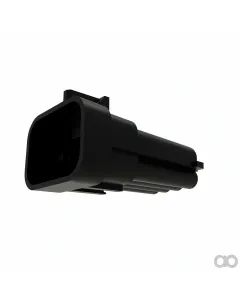 John Deere - 57M7697 - Black Internal Electrical Connector Assembly, 7 Cavities