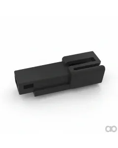 John Deere - 57M7784 - Black Internal Electrical Connector, 2 Cavities