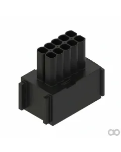 John Deere - 57M8071 - Black External Electrical Connector Housing, 10 Cavities