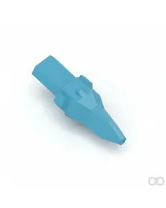 John Deere - 57M8134 - Blue Electrical Connector Terminal, 3 Cavities