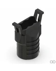 John Deere - 57M8219 - Black Electrical Connector Terminal, 3 Cavities
