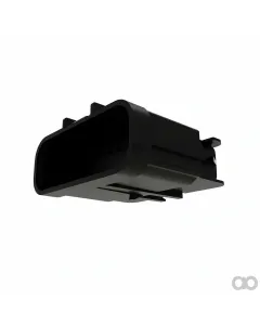 John Deere - 57M8281 - Black Internal Electrical Connector Housing, 16 Cavities