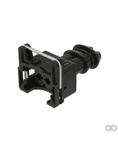 John Deere - 57M8765 - Gray External Electrical Connector Housing, 2 Cavities