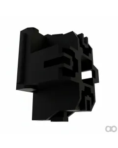 John Deere - 57M8934 - Black Internal Electrical Connector Housing, 3 Cavities