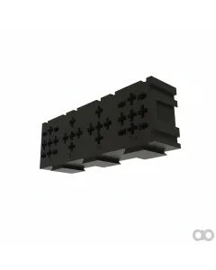 John Deere - 57M9152 - Black Electrical Connector Housing