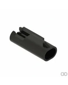 John Deere - 57M9222 - Black Internal Electrical Connector Housing, 2 Cavities