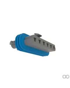 John Deere - 57M9406 - Black External Electrical Connector, 6 Cavities