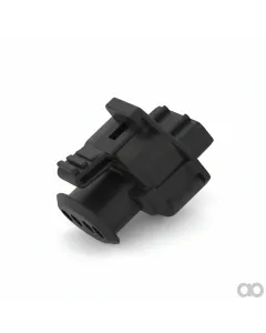 John Deere - 57M9498 - Bosch Black Electrical Connector Housing, 4 Cavities