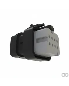 John Deere - 57M9793 - Gray Electrical Connector Housing, 8 Cavities