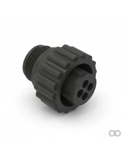 John Deere - AE44392 - Black Electrical Connector Assembly, 4 Cavities