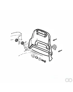 John Deere - AL151190 - Backrest Plate