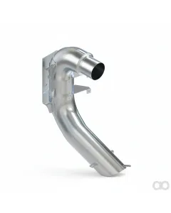 John Deere - AL208489 - Exhaust Pipe with Bracket