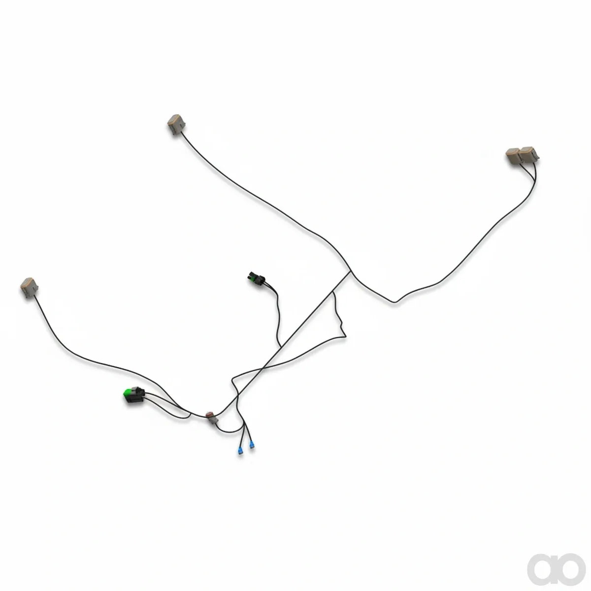 John Deere - AL224962 - 60 Amp Rear Power Socket Wiring Harness