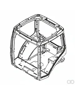 John Deere - AR323605 - Cab Frame Assembly
