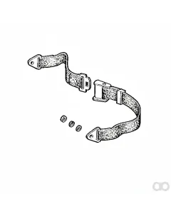John Deere - AR41761 - 4-Post Roll-Guard™ Safety Belt Kit