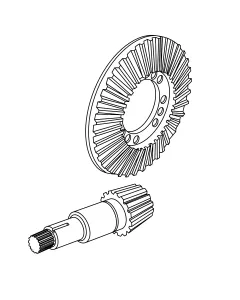John Deere - AZ57216 - Bevel Set Gear