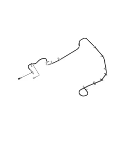 John Deere - BLV11205 - Mid-Mower Deck Selective Control Valve (SCV) Lift Hose Attachment