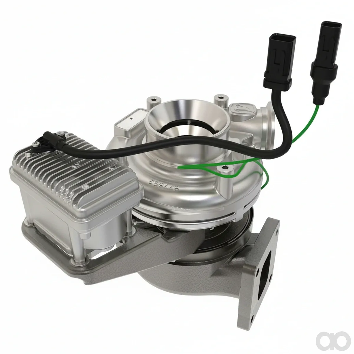 John Deere - DZ103327 - Low Actuator Turbocharger, 24 Volts, 6.8 Liter