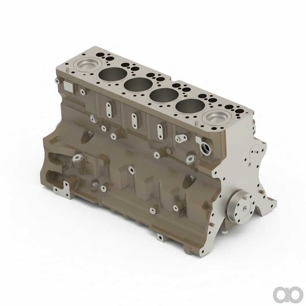 John Deere - DZ109866 - Short Block Assembly, 6.8 Liter