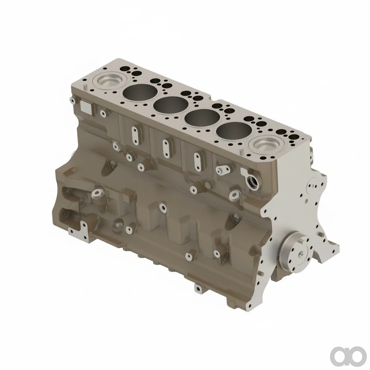John Deere - DZ109872 - Short Block Assembly, 6.8 Liter