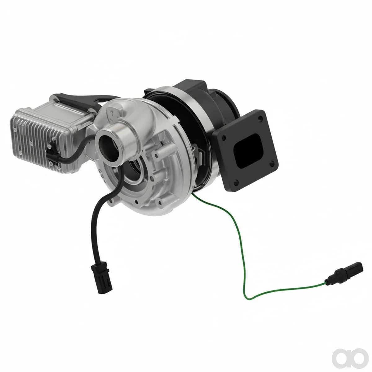John Deere - DZ111586 - High Actuator Turbocharger, 12 Volt